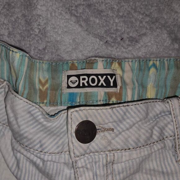 Roxy Striped Denim Shorts - Picture 7 of 7